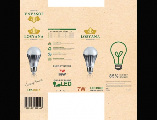 Losyana Bulb Packaging Design