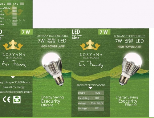 Losyana Bulb Packaging Design
